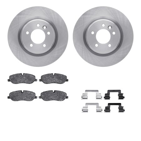 DYNAMIC FRICTION CO 6312-11012, Rotors with 3000 Series Ceramic Brake Pads includes Hardware 6312-11012